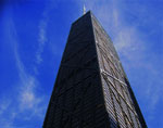 Chicago: John Hancock Tower from street level, 2004